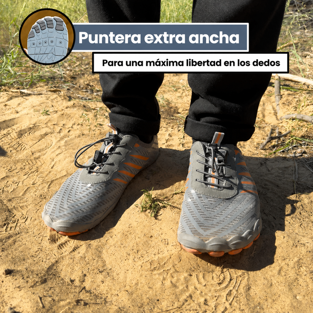 WalkFree | calzado ergonómico con conexión a la tierra.