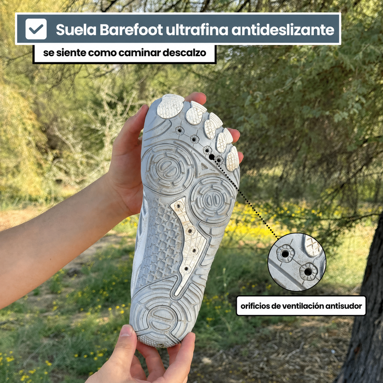 WalkFree | calzado ergonómico con conexión a la tierra.